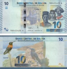 Bolivia 10 Bolivianos 2018, P-248(1), UNC