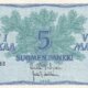 Finland 5 Mark 1963 P-99a(57) aUNC Banknote – Obverse