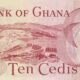 Ghana 10 Cedis 1978 P-16f UNC Banknote – Reverse