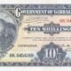 Gibraltar 10 Shillings 2018 P-41 UNC Banknote – Obverse