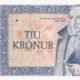 Iceland 10 Kronur 1961 P-48a(2) UNC Banknote – Obverse
