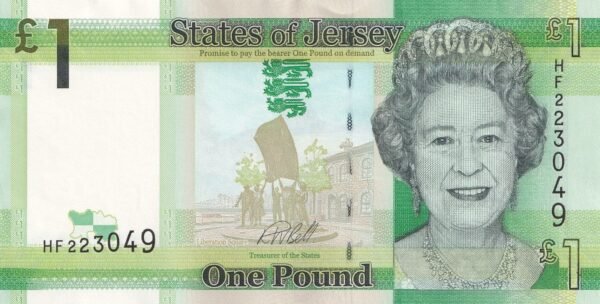 Jersey 1 Pound 2018 P-32b UNC Banknote – Obverse