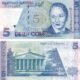 Kyrgyzstan 5 Som 1997 P-13 UNC Banknote – Obverse and Reverse