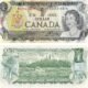 Canada 1 Dollar 1973 P-85c UNC Banknote – Obverse and Reverse
