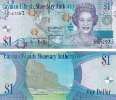 Cayman Islands 1 Dollar 2018, P-38e(3), UNC