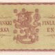 Finland 1 Markka 1963 P-98a(31) UNC Banknote – Reverse