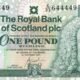Scotland 1 Pound 2001 P-351e UNC Banknote – Obverse