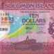 Solomon Islands 10 Dollars 2023 P-39 UNC Banknote – Obverse