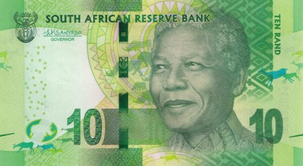 South Africa 10 Rand 2015 P-138b UNC Banknote – Obverse