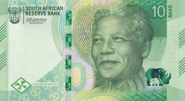 South Africa 10 Rand 2023 P-148 UNC Banknote – Obverse