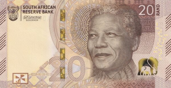 South Africa 20 Rand 2023 P-149 UNC Banknote – Obverse