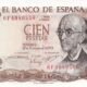 Spain 100 Pesetas 1970 P-152 UNC Banknote – Obverse