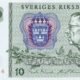 Sweden 10 Kronor 1989 P-52e UNC Banknote – Obverse