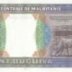 Mauritania 100 Ouguiya 2002 P-4k UNC Banknote – Reverse