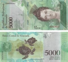 Venezuela 5000 Bolivares 2017, P-97c, UNC