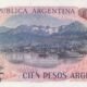 argentina-100-pesos-argentinos-1983-p-315a-1-unc-reverse Argentina 100 Pesos Argentinos 1983 P-315a(1) UNC Banknote – Reverse