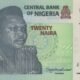 Nigeria 20 Naira 2024 P-34(2) UNC Banknote – Obverse