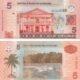 suriname-5-dollars-2009-p-157c-unc-obverse-reverse Suriname 5 Dollars 2009 P-157c UNC Banknote – Obverse and Reverse