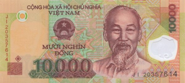 vietnam-10000-dong-2020-p-119-unc-obverse Vietnam 10000 Dong 2020 P-119 UNC Banknote – Obverse