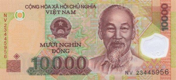Vietnam 10000 Dong 2023 P-119 UNC Banknote – Obverse