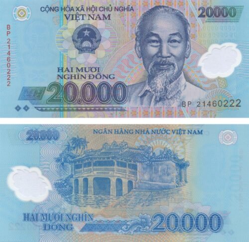 vietnam-20000-dong-2021-p-120-unc-obverse-reverse Vietnam 20000 Dong 2021 P-120 UNC Banknote – Obverse and Reverse