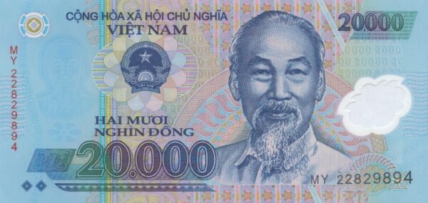 Vietnam 20000 Dong 2022 P-120 UNC Banknote – Obverse