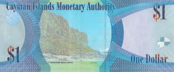 cayman-islands-1-dollar-2024-p-38-unc-reverse Cayman Islands 1 Dollar 2024 P-38 UNC Banknote – Reverse