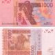 mali-1000-francs-2023-p-415d-unc-obverse-reverse Mali 1000 Francs 2023 P-415D UNC Banknote – Obverse and Reverse
